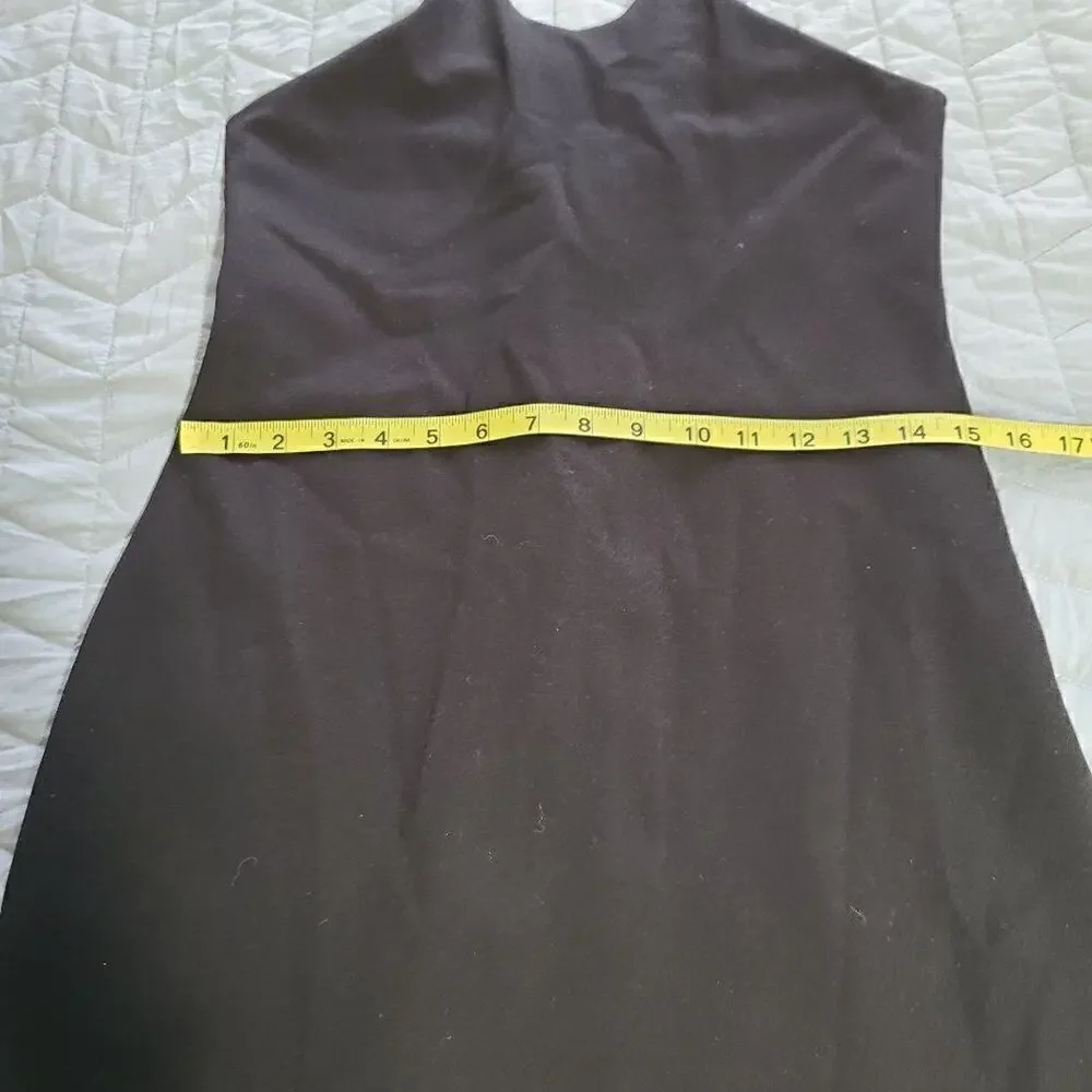 Topshop cross halter dress